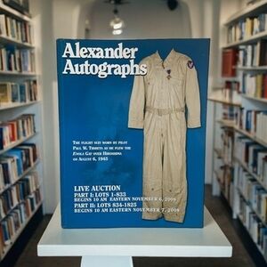 2008 Alexander Autographs Collector's Handbook Auction Catalogue Softcover VG
